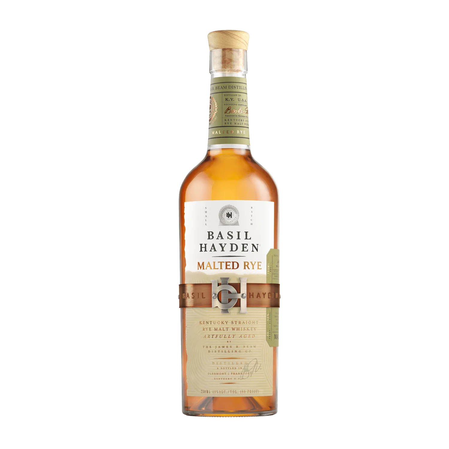 Basil Hayden® Malted Rye Kentucky Straight Rye Malt Whiskey bottle