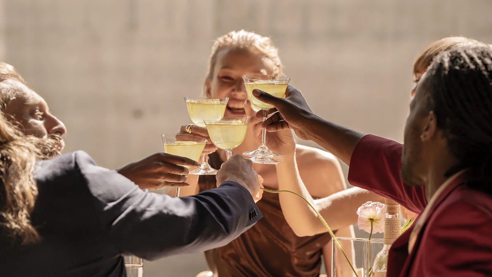 People cheers with Basil Hayden® Whiskey